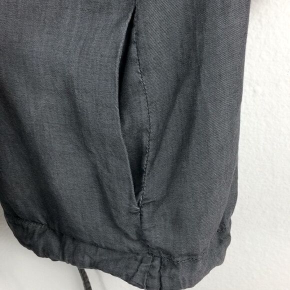 Kut from the Kloth gray chambray zip up Tencel jacket-L - Picture 5 of 8